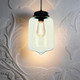 Modern Pendant Tippled Clear Glass Adjustable Cord Modern Pendant Tippled Clear Glass Adjustable Cord